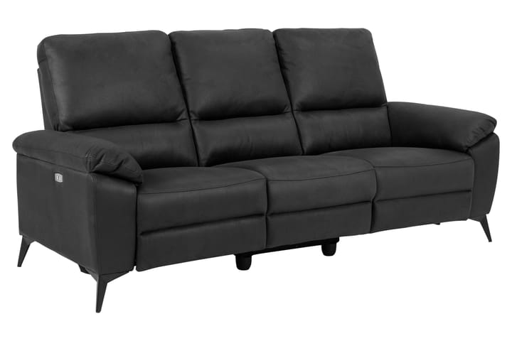 3:n ist Sohva Kragsta Sähköinen - Harmaa/Musta - 3:n istuttava sohva - Sohva