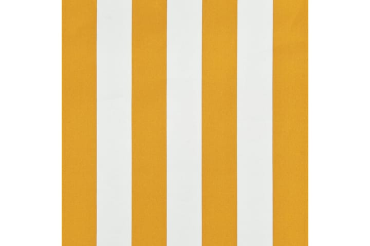 Sisäänkelattava markiisi 250x150 cm keltainen ja valkoinen - Monivärinen - Markiisi
 - Ikkunamarkiisi - Ikkunatarvikkeet
