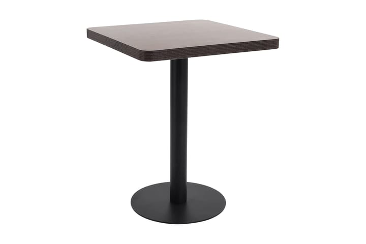 Bistropöytä tummanruskea 60x60 cm MDF - Ruskea - Kahvilapöyt�ä