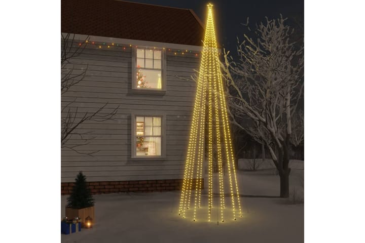 beBasic Joulukuusi piikillä 1134 l�ämpimän valkoista LED-valoa 800 cm - Tekokuusi