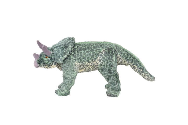 Seisova leludinosaurus Triceratops XXL plyysi vihreä - Vihreä - Lastenhuoneen koristeet - Pehmolelut