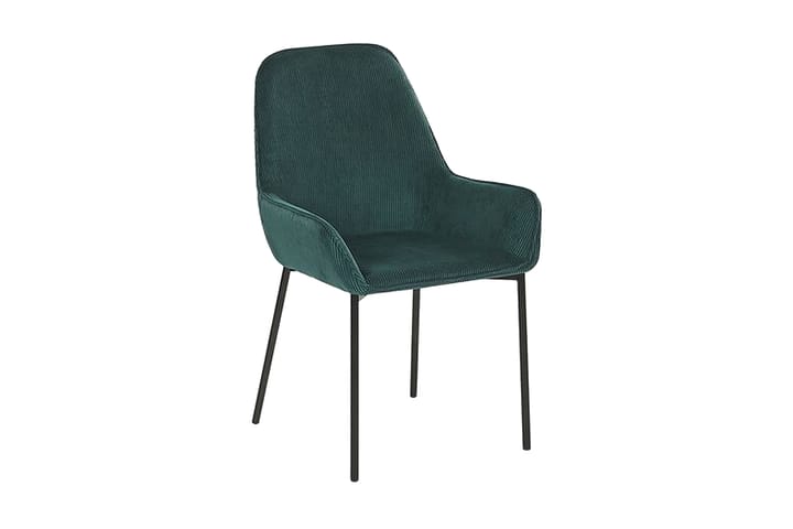 Tuoli Askerollo 2-pak - Vihreä - Ruokapöydän tuolit - Meikkituoli - Käsinojallinen tuoli