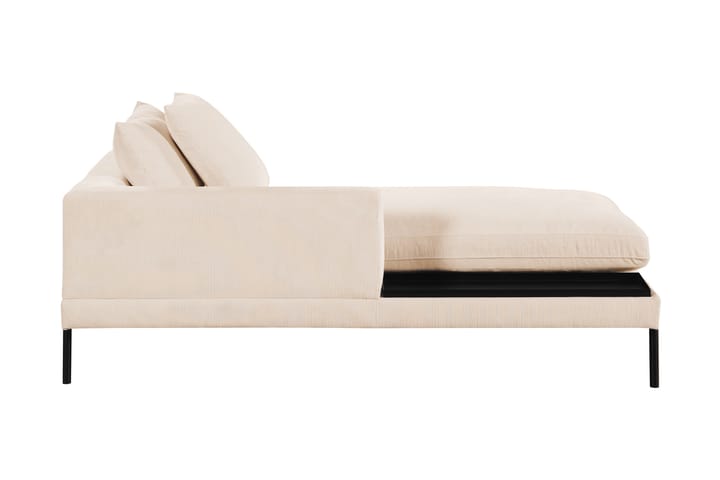 Divaanimoduuli Treeton 92,5 cm Vasen - Vaaleanbeige - Muut moduulisohvan moduulit - Moduulisohva