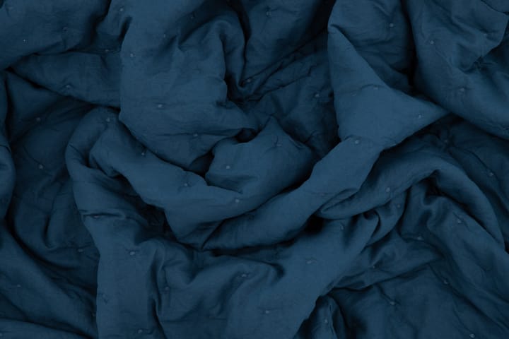 Päiväpeite Weasela 260x260 cm - Sininen - Yhden hengen sängyn päiväpeitto - Parisängyn päiväpeitto - Vuodevaatteet