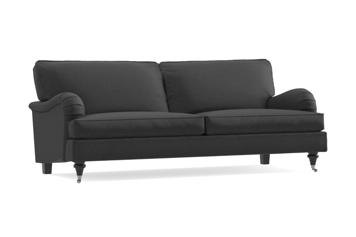 Sohva Oxford Classic 3,5:n ist - Tummanharmaa - 3:n istuttava sohva - Howard-sohvat