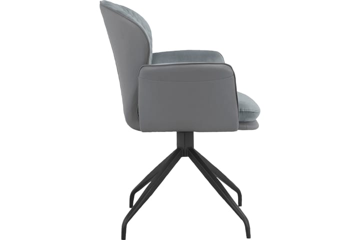 Käsinojallinen tuoli Ingakien - Antrasiitti - Ruokapöydän tuolit - Meikkituoli - Käsinojallinen tuoli