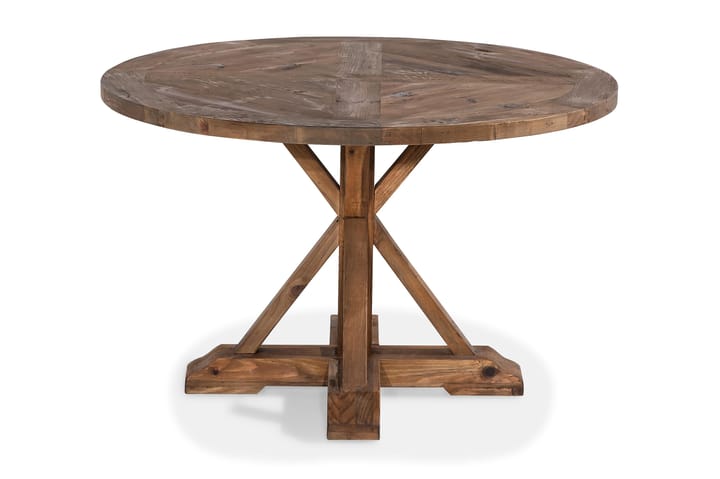 Ruokapöytä Yorkshire 120 cm Pyöreä - Ruskea - Ruokapöydät & keittiön pöydät