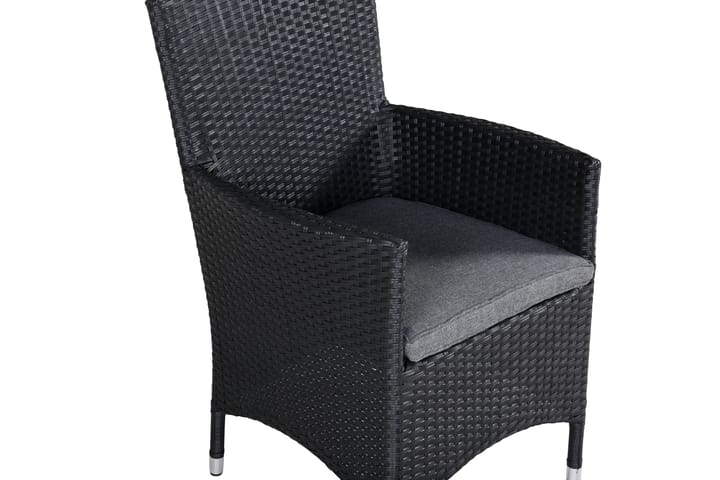 Käsinojallinen tuoli Malin Musta - Venture Home - Ulkotilan nojatuolit