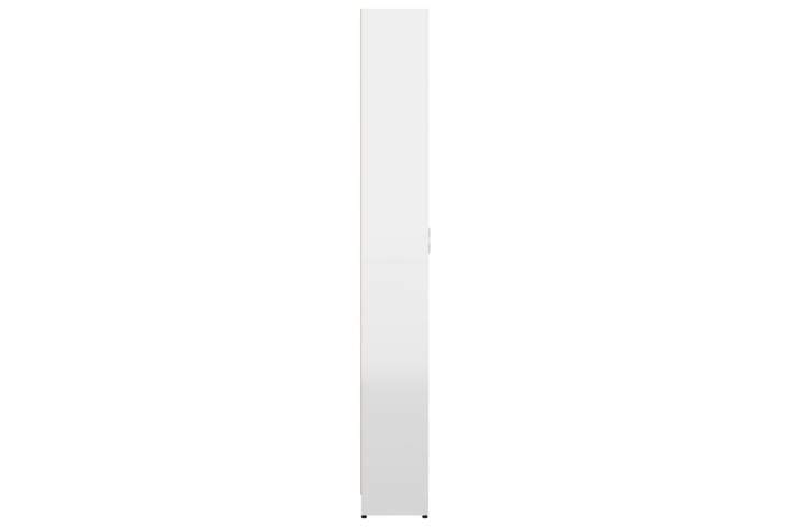 Eteisen vaatekaappi korkeakiilto 55x25x189 cm lastulevy - Valkoinen - Eteisen kalustesetit - Eteisen säilytys