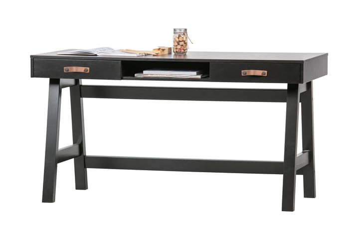 LaKivi työpöytä Shirrell 140 cm - Musta - Lasten kirjoituspöytä - Lasten pöydät