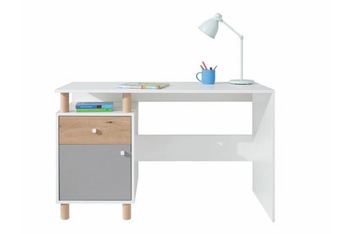 Lasten työpöytä Edinbane 76 cm - Valkoinen - Lasten kirjoituspöytä - Lasten pöydät