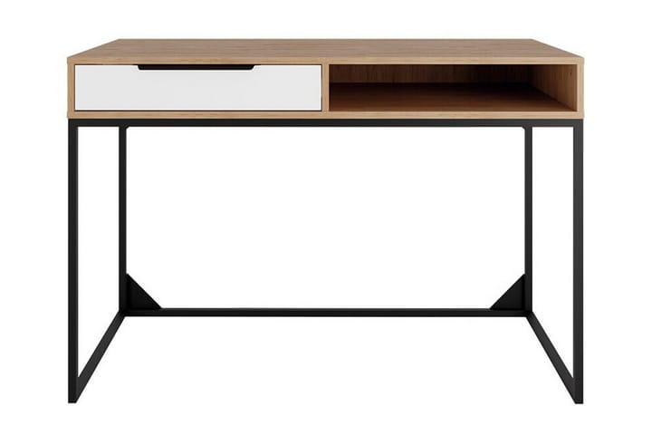 Lasten työpöytä Staffin 80 cm - Valkoinen - Lasten kirjoituspöytä - Lasten pöydät