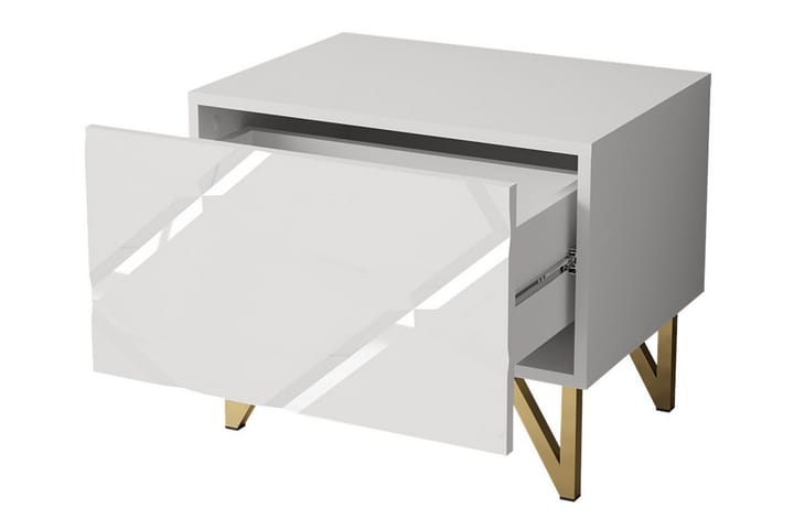 Lasten Yöpöydät Glenndale 47 cm - Valkoinen - Lasten yöpöytä - Lasten pöydät