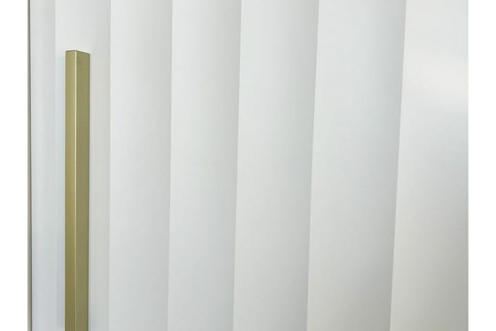 Vaatekaappi Dunvegan 250x200 cm - Valkoinen - Lasten kaappi - Lastenhuonesäilytys