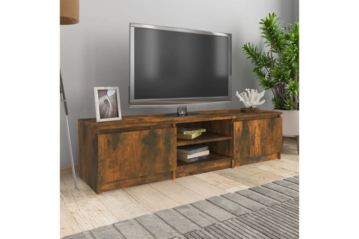beBasic TV-taso savutammi 140x40x35,5 cm tekninen puu - Ruskea - Tv taso & Mediataso