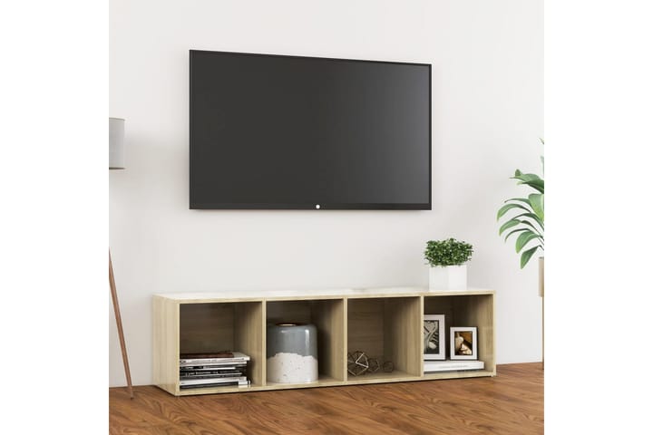 TV-taso 142,5x35x36,5 cm - Ruskea - Tv taso & Mediataso