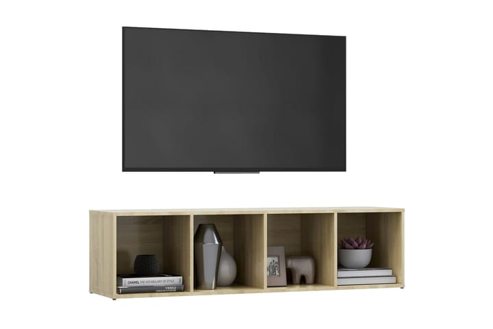 TV-taso 142,5x35x36,5 cm - Ruskea - Tv taso & Mediataso