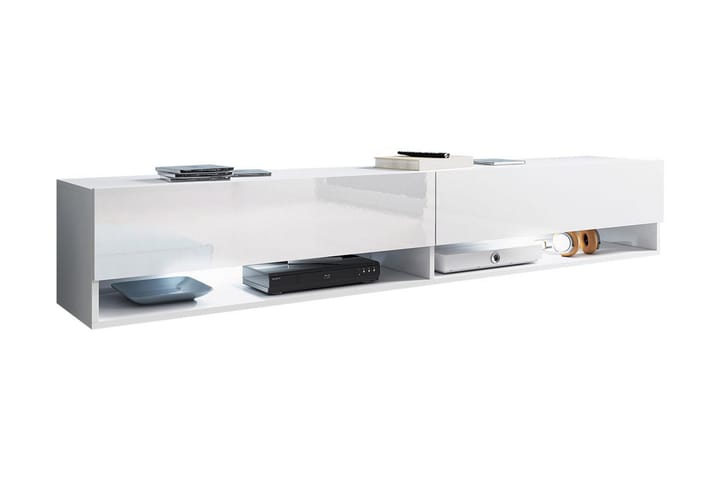 Tv-taso Bulvine 180 cm RGB LED - Valkoinen - TV-kaappi