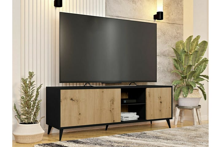 TV-taso Kintore 150 cm - Musta - TV-kaappi