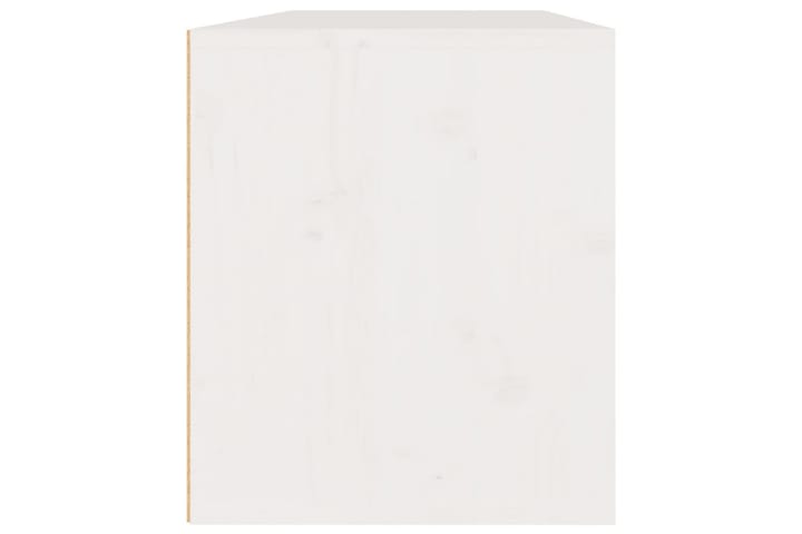 Seinäkaapit 2 kpl valkoinen 45x30x35 cm täysi mänty - Valkoinen - Tv taso & Mediataso