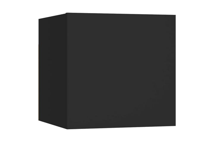 Seinäkiinnitettävä TV-taso musta 30,5x30x30 cm - Musta - Tv taso & Mediataso