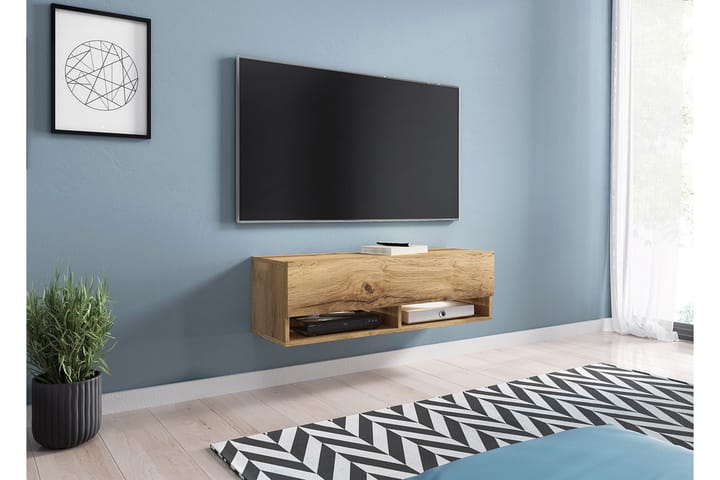 TV-taso Bulvine LED-valaistus - Valkoinen/RGB LED - Tv taso & Mediataso