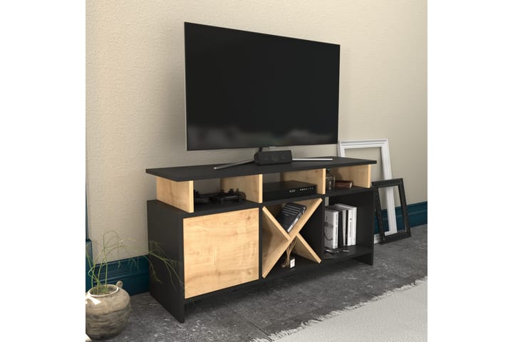 TV-taso Urgby 120x60,6 cm - Antrasiitti - Tv taso & Mediataso