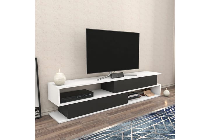 TV-taso Urgby 160x38,6 cm - Valkoinen - Tv taso & Mediataso