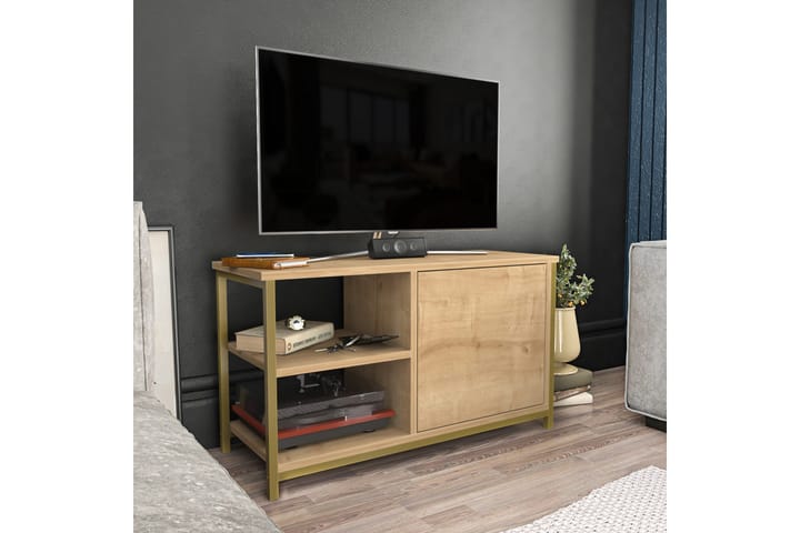 TV-taso Urgby 89,6x50,8 cm - Kulta - Tv taso & Mediataso