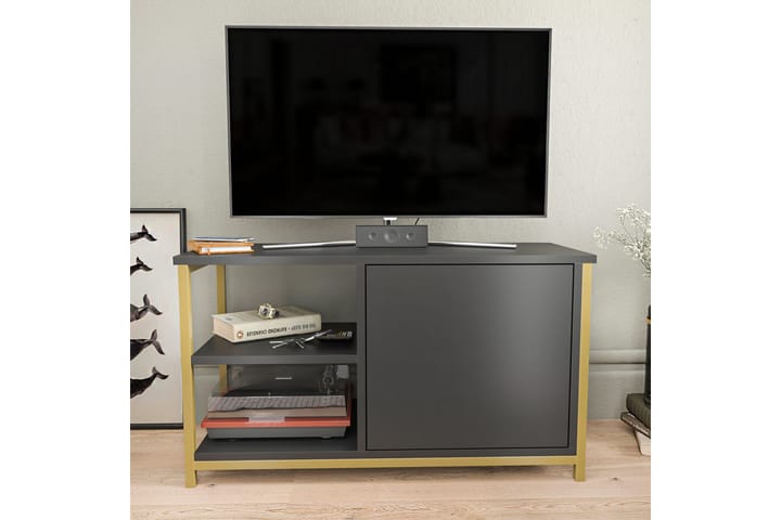 TV-taso Urgby 89,6x50,8 cm - Kulta - Tv taso & Mediataso