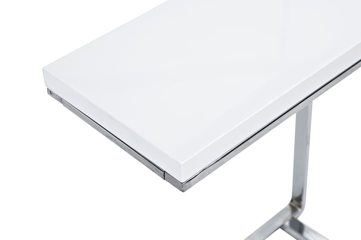 Juomapöytä Jack - Valkoinen/Kromi - Marmoripöydät - Apupöytä & sivupöytä
