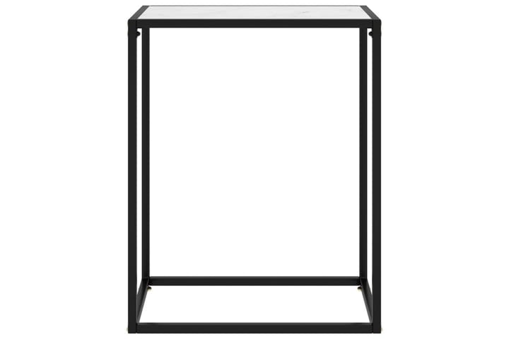 Konsolipöytä valkoinen 60x35x75 cm karkaistu lasi - Konsolipöytä - Eteispöytä