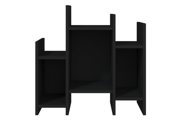 Sivukaappi musta 60x26x60 cm lastulevy - Lamppupöytä - Tarjotinpöytä & pikkupöytä