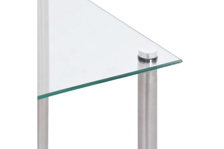 Sarjapöydät 3 kpl läpinäkyvä karkaistu lasi - Läpinäkyvä - Tarjotinpöytä & pikkupöytä - Lamppupöytä