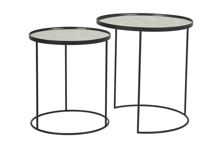 Sarjapöytä Hille 48,5 cm - Musta - Tarjotinpöytä & pikkupöytä - Lamppupöytä