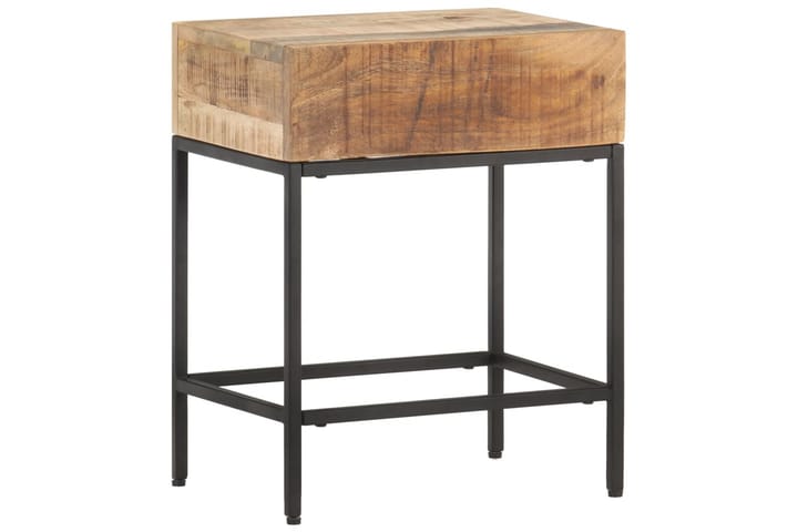 Sivupöytä 40x30x50 cm täysi karkea mangopuu - Ruskea - Lamppupöytä - Tarjotinpöytä & pikkupöytä