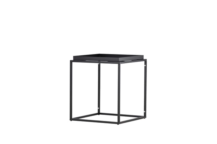 Sivupöytä 45x45 cm Musta - Tarjotinpöytä & pikkupöytä - Lamppupöytä