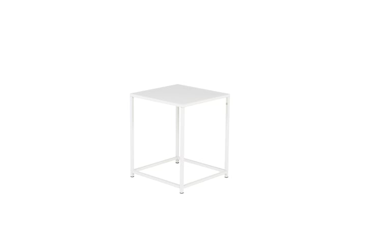 Sivupöytä Canariaz - Valkoinen - Tarjotinpöytä & pikkupöytä - Lamppupöytä