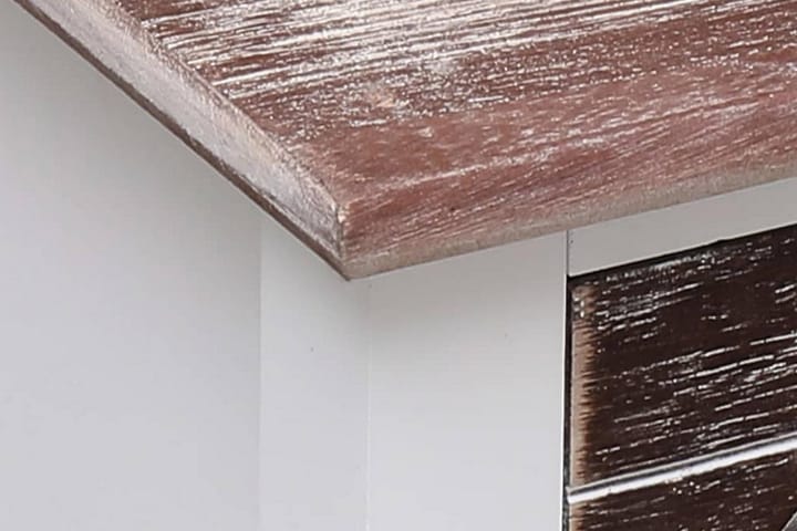 Sivupöytä ruskea 40x40x40 cm keisaripuu - Ruskea - Lamppupöytä - Tarjotinpöytä & pikkupöytä