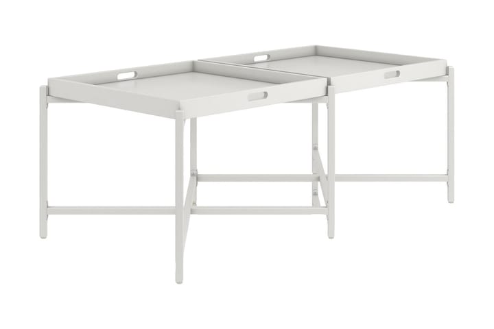 Tarjotinpöytä Coco 121 cm Valkoinen - CosmoLiving - Tarjotinpöytä & pikkupöytä
