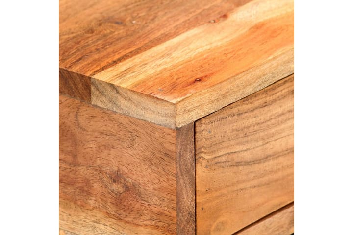 U-muotoinen sivupöytä 45x30x61cm täysi akaasiapuu - Ruskea - Tarjotinpöytä & pikkupöytä - Lamppupöytä