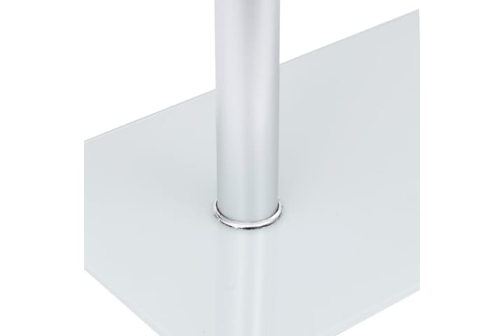 U-muotoinen sivupöytä läpinäkyvä 45x30x58 cm karkaistu lasi - Läpinäkyvä - Lamppupöytä - Tarjotinpöytä & pikkupöytä