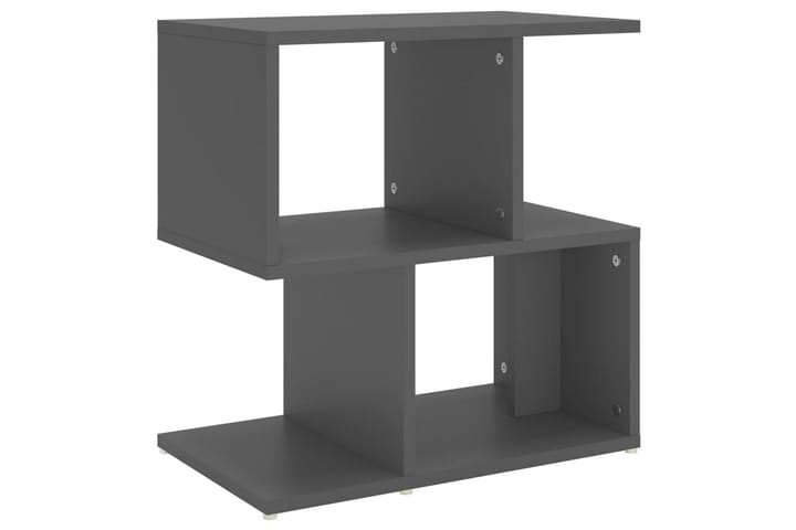 Yöpöytä harmaa 50x30x51,5 cm lastulevy - Yöpöytä