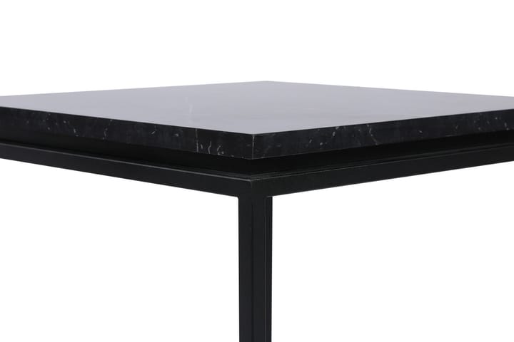 Sohvapöytä Leylak 45 cm Marmorikuvio - Musta - Marmoripöydät - Sohvapöytä