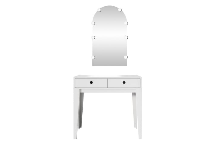 Meikkauspöytä Rathmore 92x40 cm - Valkoinen - Meikki- & kampauspöydät