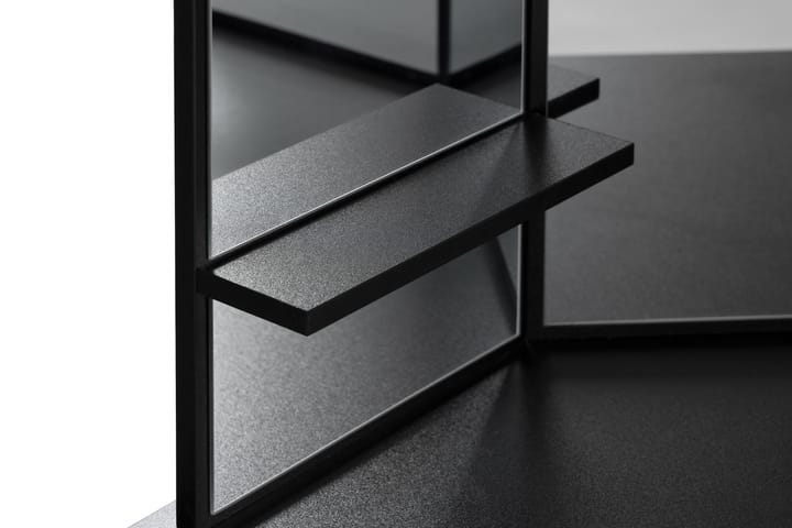 Meikkipöytä Lycke 140 cm - Musta - Meikki- & kampauspöydät