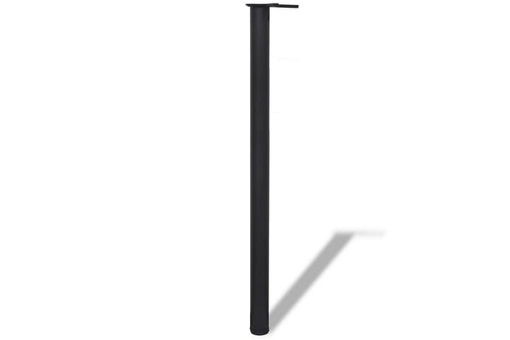 4 Korkeussäädettävää pöydänjalkaa Musta 1100 mm - Musta - Pöydänjalat & tarvikkeet - Kalustejalat