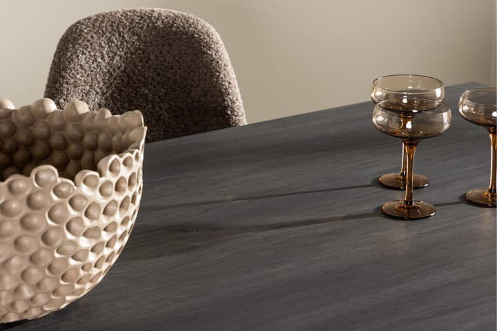 Bassholmen Ruokapöytä 180x90 cm Musta - Venture Home - Ruokapöydät & keittiön pöydät