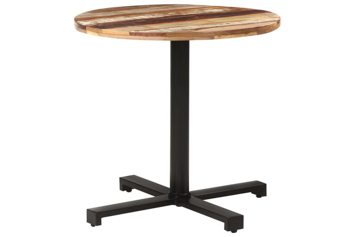 Bistropöytä pyöreä Ø80x75 cm kierrätetty täyspuu - Ruokapöydät & keittiön pöydät