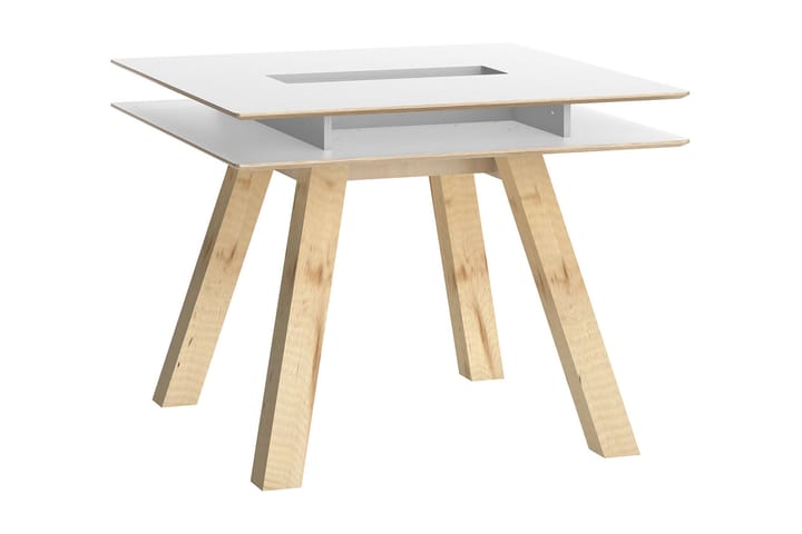 Pöytä 4You 100x100 cm Valkoinen - VOX - Ruokapöydät & keittiön pöydät